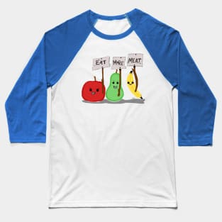 Anti-Vegetarianism Baseball T-Shirt